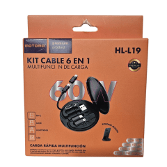 Cable de carga 6 en 1 MOTOMO