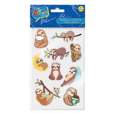 Perezoso goma eva autoadhesivos  12 unidades 2 surtidos  Art&Craft