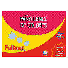 CARPETA C/PAPEL PAÑO LENCI 20X30 . 6 COORES FULTONS