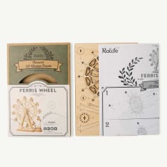 RUEDA DE LA FORTUNA MINI PUZZLE 3D DE MADERA - FERRIS WHEEL