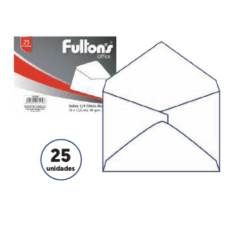 SOBRE 1/4 OFICIO BLANCO 90 GR /FULTONS