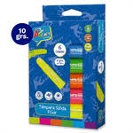 TEMPERA SOLIDA 10 GRS 6 COLORES