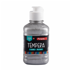 Témpera 250 mL PLATEADO