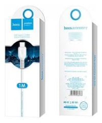 CABLE  HOCO X20 BLANCO TIPO C/ USB 1 METRO