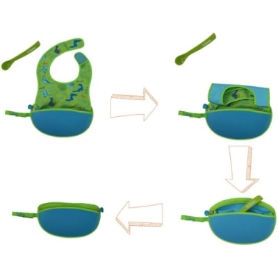 BABERO DE VIAJE + CUCHARA BABERO DE VIAJE + CUCHARA