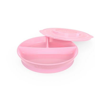 PLATO DIVIDO TWISTSHAKE 6M ROSADO PASTEL1