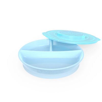 PLATO DIVIDO TWISTSHAKE 6M AZUL PASTEL1