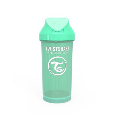 VASO CON BOMBILLA TWISTSHAKE  360ML VERDE PASTEL1