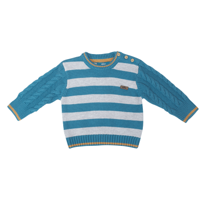 CHALECO BEBE NIÑO RAYADO CAL PVV907 (PVV) CHALECO BEBE NIÑO RAYADO CAL PVV907 (PVV)