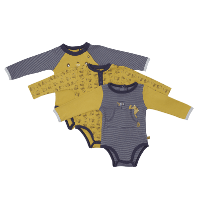 PACK 3 PCS BODY BEBE NIÑO SUR PVV204 (PVV) PACK 3 PCS BODY BEBE NIÑO SUR PVV204 (PVV)