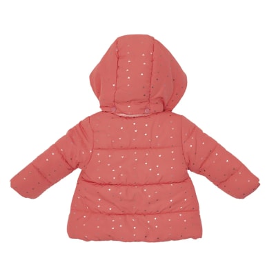 PARKA C/CAPUCHA BEBE NIÑA ROS PVV829 (PVV) PARKA C/CAPUCHA BEBE NIÑA ROS PVV829 (PVV)