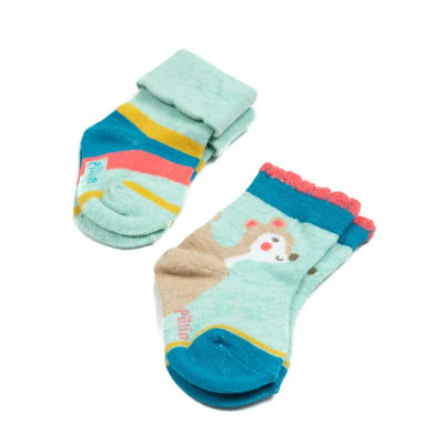 PACK 2 CALCETINES BEBE NIÑA SUR PAV110 (PAV) PACK 2 CALCETINES BEBE NIÑA SUR PAV110 (PAV)