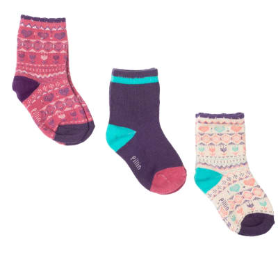 PACK 3 CALCETINES BEBE NIÑA SUR PAV117 (PAV)1