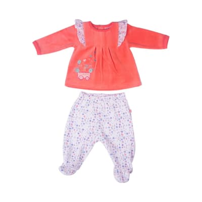 CONJUNTO BEBE NIÑA COR PVW311 (PVW) CONJUNTO BEBE NIÑA COR PVW311 (PVW)