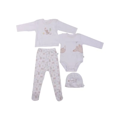 SET 4 PCS BEBE NIÑO ESTAMPADO SUR PRW127 (PRW)1