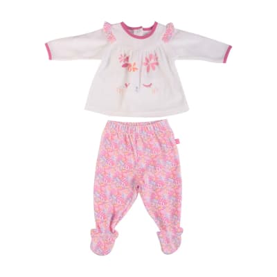 CONJUNTO PLUSH BEBE NIÑA FUC PVW315 (PVW) CONJUNTO PLUSH BEBE NIÑA FUC PVW315 (PVW)