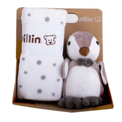 PELUCHE CON MANTA PINGUINO GRI PRW155 (PRW)1