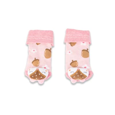 CALCETINES RECIEN NACIDO NIÑA COR PAZ133 (PVZ)1