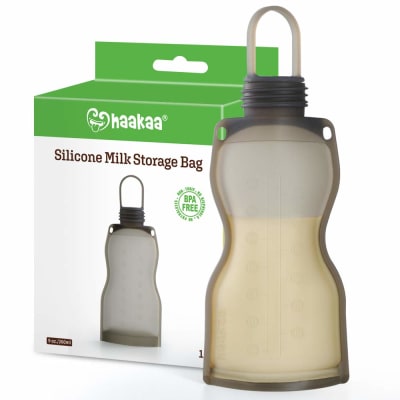 Bolsa de Silicona para almacenar leche1