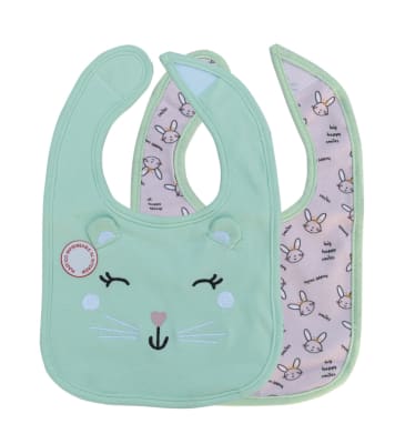 SET DE 2 BABEROS DE TOALLA NIÑA1