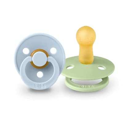 CHUPETE BIBS COLOUR X2 BABY BLUE /PISTACHO1
