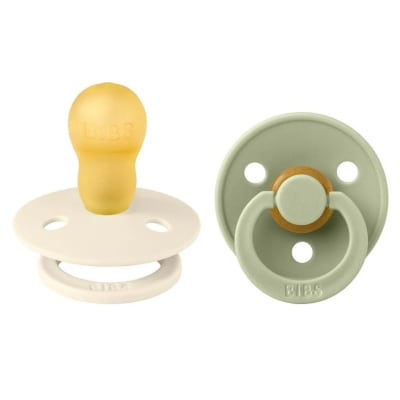 CHUPETE BIBS X2 SAGE/IVORY1