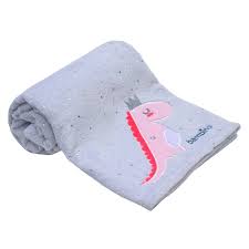 FRAZADA BAMBINO CORAL BORDADA ROSA1