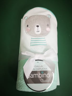 TOALLA CAPUCHA BAMBINO UNISEX TOALLA CAPUCHA BAMBINO UNISEX