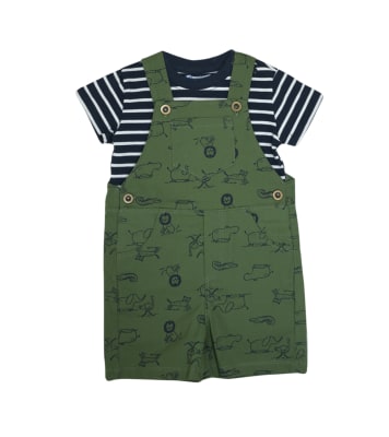 JARDINERA VERDE BABY BOY1