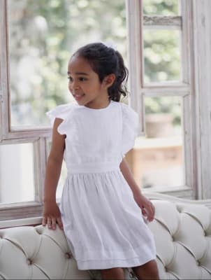 VESTIDO MALENA LINO BLANCO VESTIDO MALENA LINO BLANCO