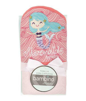 TOALLA CAPUCHA BAMBINO NIÑA (I20) TOALLA CAPUCHA BAMBINO NIÑA (I20)