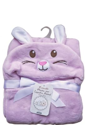 MANTA CAPUCHA CONEJO ROSA1