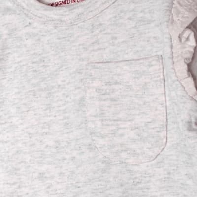 POLERA M/L BEBÉ NIÑA GRI PVR641 (PVR) POLERA M/L BEBÉ NIÑA GRI PVR641 (PVR)