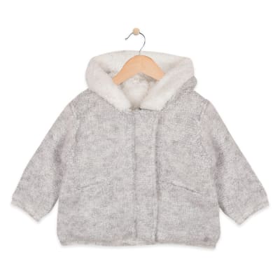 CHAQUETA BEBE NIÑA GRI PVR812 (PVR) CHAQUETA BEBE NIÑA GRI PVR812 (PVR)
