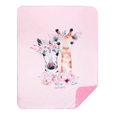 FRAZADA PLUSH BAMBINO ROSADA (I20)1