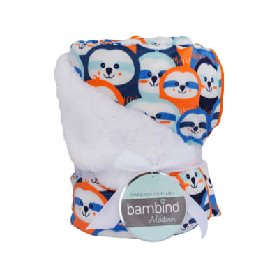 FRAZADA PLUSH BAMBINO CELESTE (I20) FRAZADA PLUSH BAMBINO CELESTE (I20)