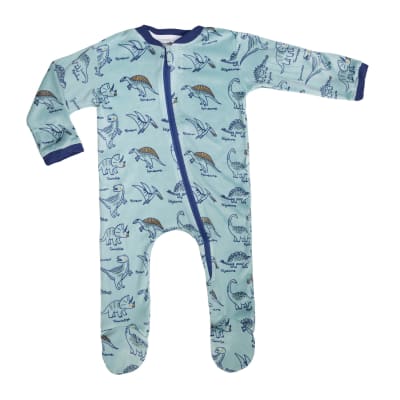 PIJAMA SUAVECITO CELESTE DINO1