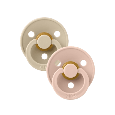 CHUPETE BIBS X2 VANILLA/BLUSH1