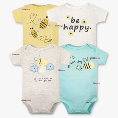 SET 4 BDYS M/C BEBA ABEJITA BE HAPPY1