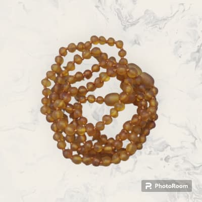 COLLAR BEBE COÑAC SIN PULIR (36CM)1