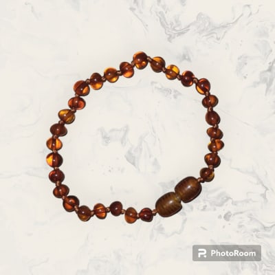 PULSERA BEBE COÑAC PULIDA1