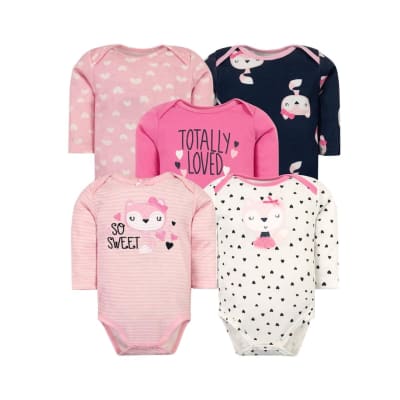 SET 5 BODYS BEBA M/L ZORRITA1