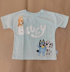 POLERA MC TODDLERA PERSONAJES BLUEY