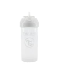 VASO CON BOMBILLA TWISTSHAKE BLANCO