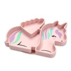 PLATO DE SILICONA UNICORNIO
