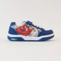ZAPATILLA CON LUCES NIÑO COMICS SPIDERMAN