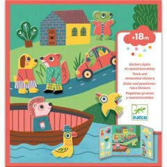 CREATE WITH STICKERS ANIMALS