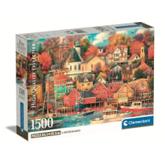 PUZZLE 1500 PCS BUEN TIEMPO EN HARBOR COMPACT 0