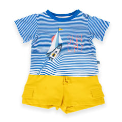 CONJUNTO BEBÉ NIÑO AZR PVA646 (PVA)