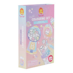 set colorear cafe kawaii 0